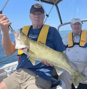 Enjoy the tranquility of Lake Erie fishing.